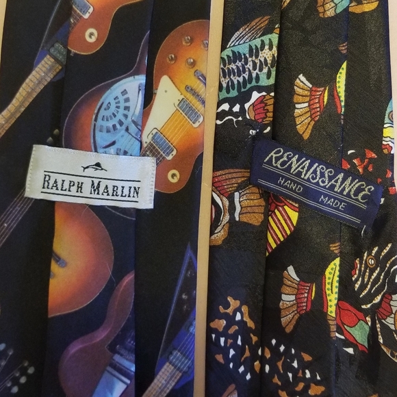 Vintage 2 Tie Lot, fun designs - Picture 4 of 7